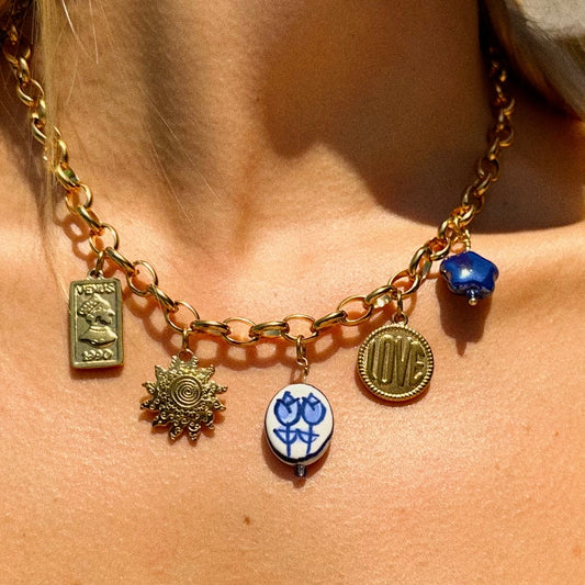 Lea - Collier 5 charms