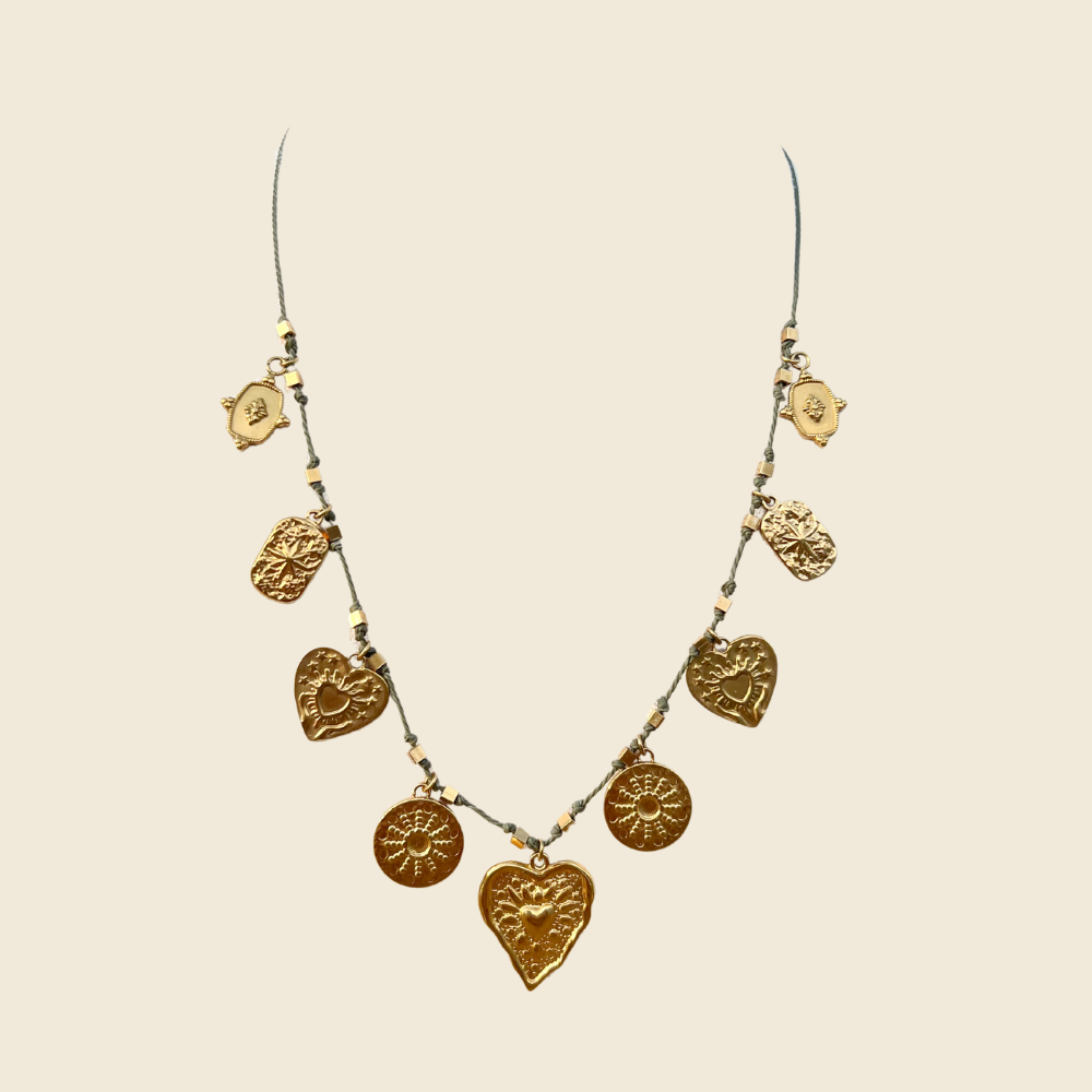 Gaïa - Collier 9 charms