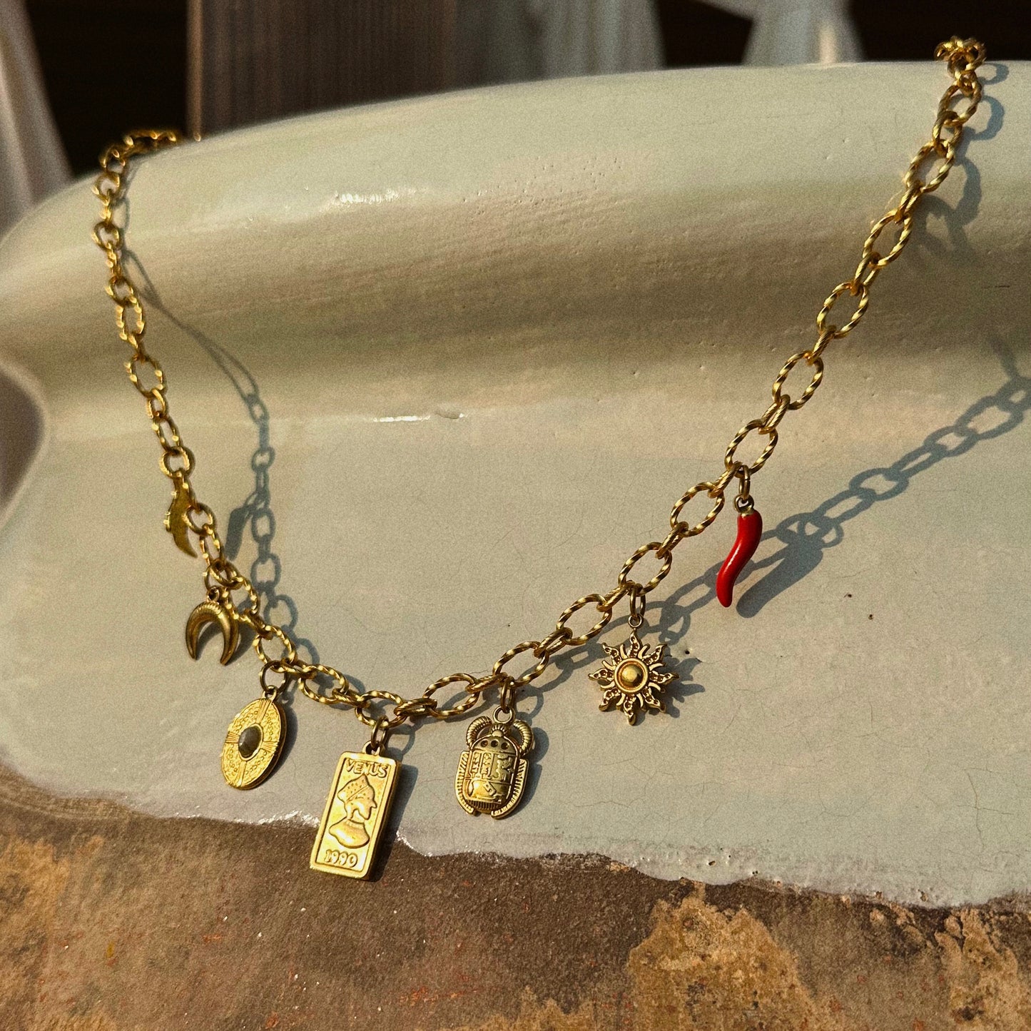 Victoria - Collier 7 charms